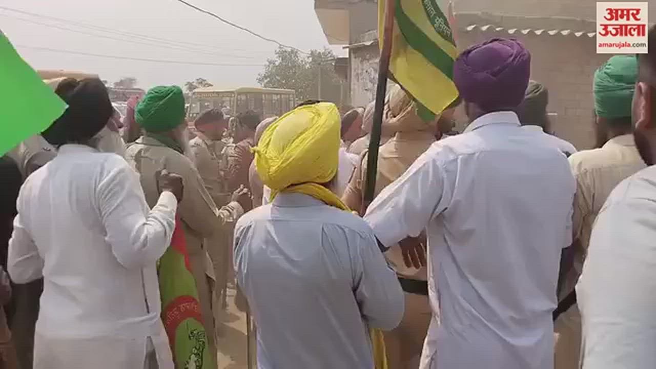 VIDEO : चुनाव प्रचार करने पहुंचे सुखबीर बादल का किसानों ने किया विरोध, भाजपा प्रत्याशी का भी विरोध