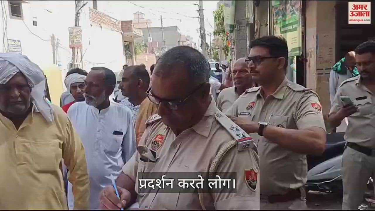 VIDEO : रोहतक में बिजली पानी के लिए झज्जर चुंगी मार्ग पर जाम