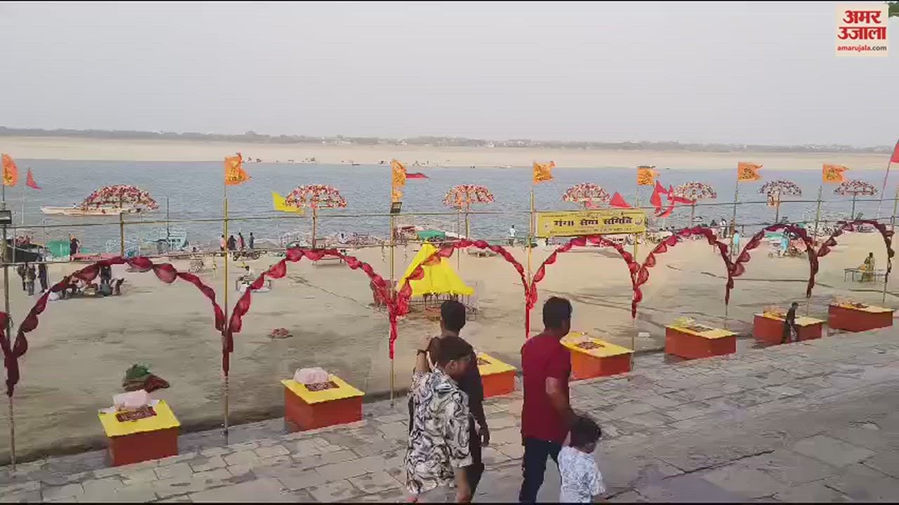 VIDEO : Strong sunshine during winds blow in the evening