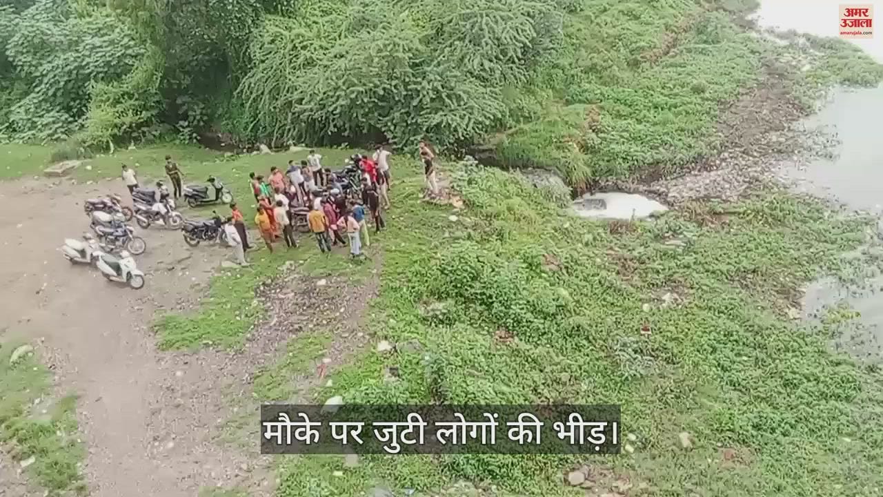 VIDEO : आगरा में जवाहर पुल से युवक ने लगाई यमुना में छलांग, तलाश में जुटी पुलिस