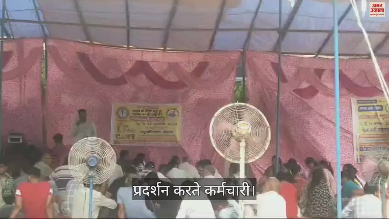 VIDEO : Rohtak clerks strike continues for second day, property tax files stuck