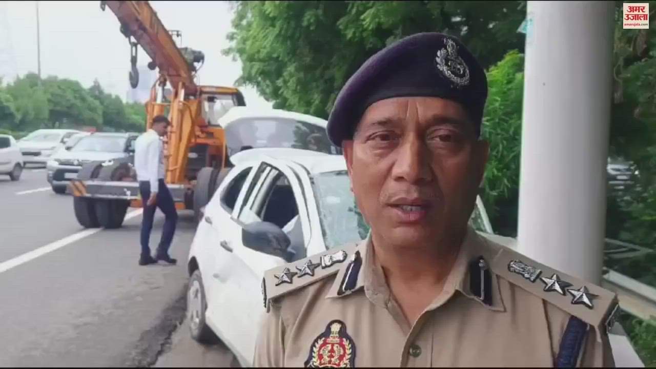 VIDEO : नोएडा में दर्दनाक सड़क हादसा, तीन युवकों की मौत