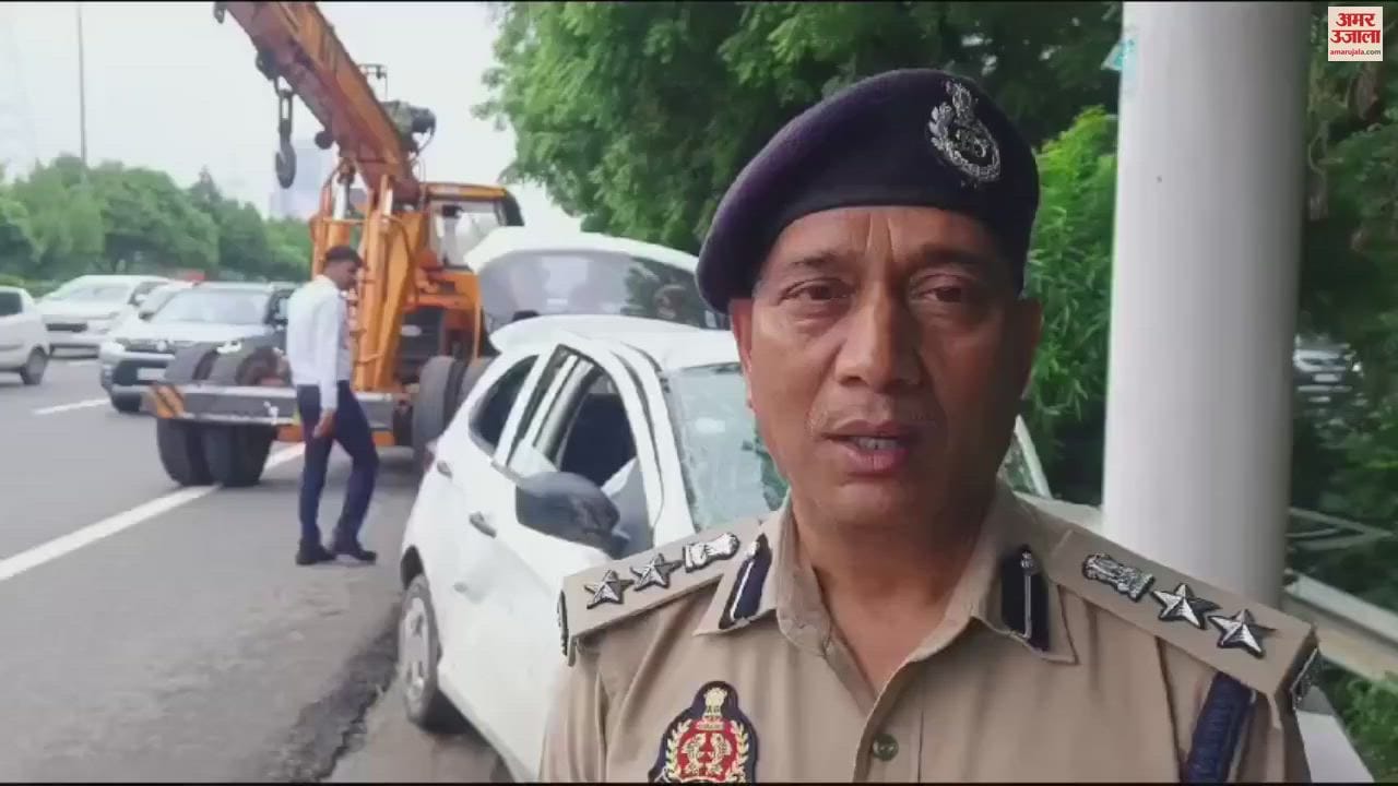 VIDEO : नोएडा में दर्दनाक सड़क हादसा, तीन युवकों की मौत