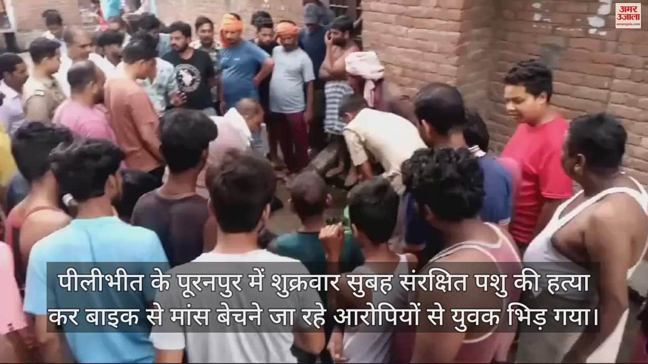 VIDEO : थैली में पैक कर फेरी लगाकर बेच रहे थे मांस, भीड़ जुटने पर फेंककर आगे आरोपी