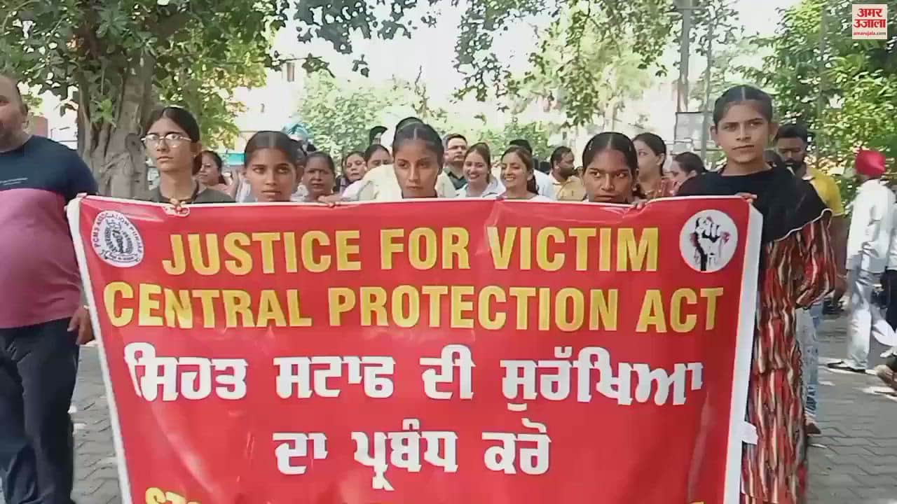 VIDEO : Doctors protest in Moga