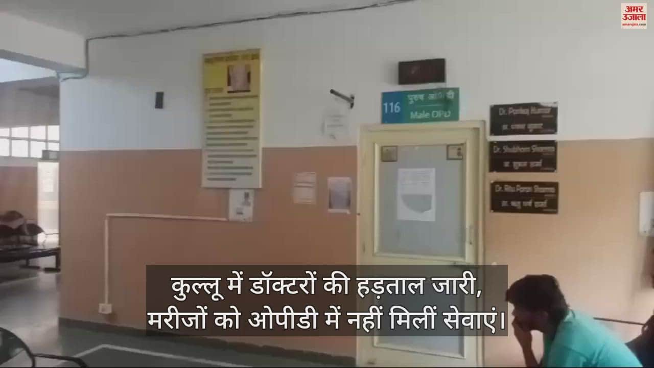 VIDEO : Doctors' strike continues in Kullu, patients did not get services in OPD