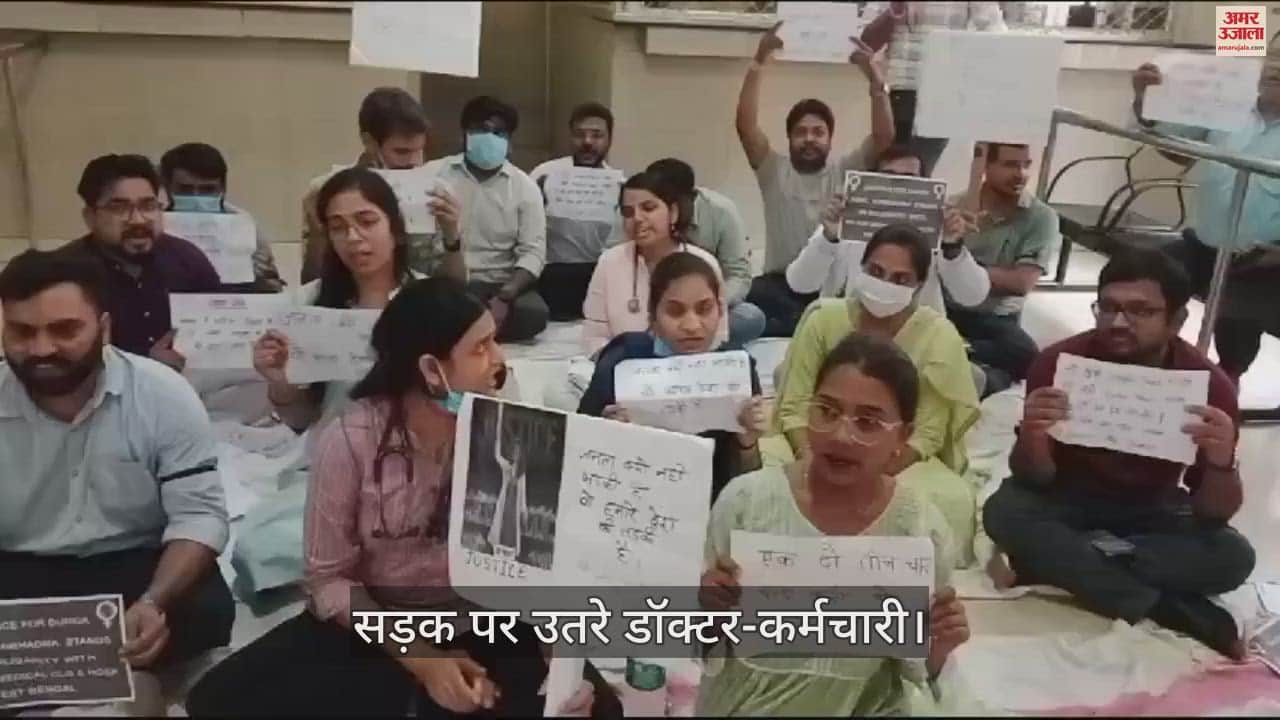 VIDEO : Kolkata doctor murder case OPD of government and private hospitals closed in Sonbhadra