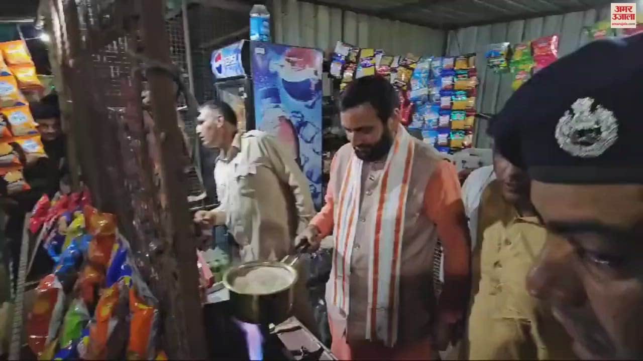 VIDEO : Haryana Chief Minister made tea, the convoy stopped at the kiosk