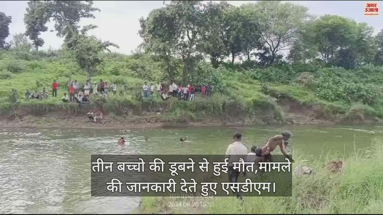Vidisha News: 3 children who went to take bath in the river in Vidisha district died by drowning