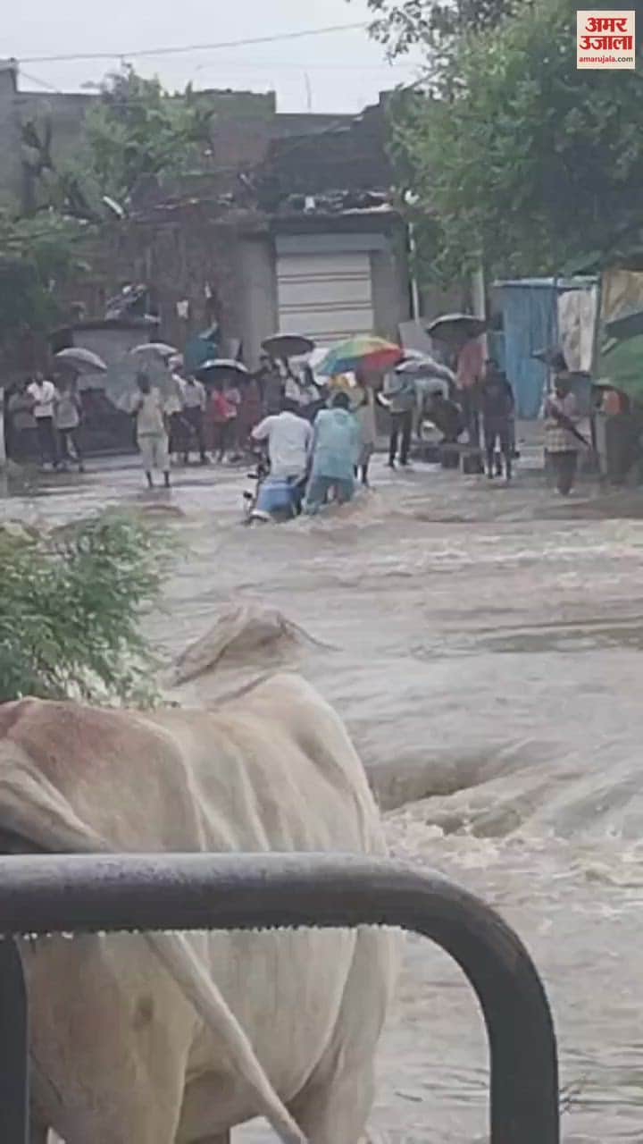 Pani mein bahane se bacha motorcycle chalak ho sakta tha hadsa
