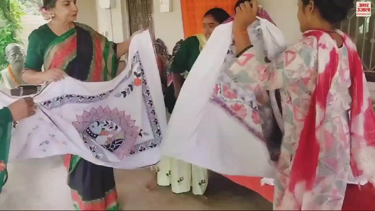 VIDEO : Shabana Azmi praised Madhubani painting Manish Malhotra given clothes women doing the work