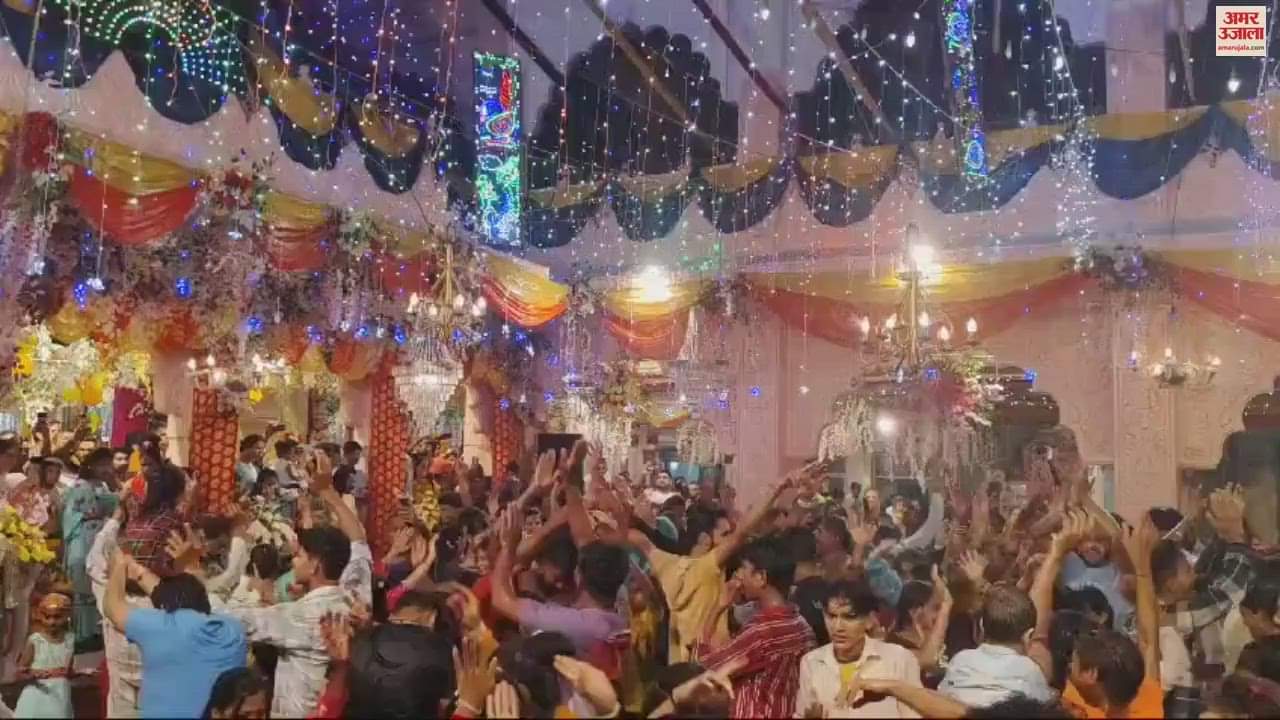 VIDEO : There was heavy rain in Ambala on Shri Krishna Janmashtami.