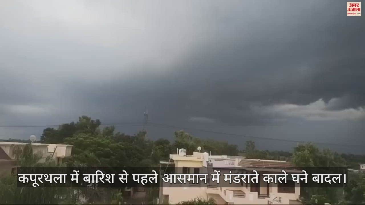 VIDEO : पंजाब में झमाझम बरसे बादल, पटियाला में सबसे ज्यादा 44.5 एमएम बारिश