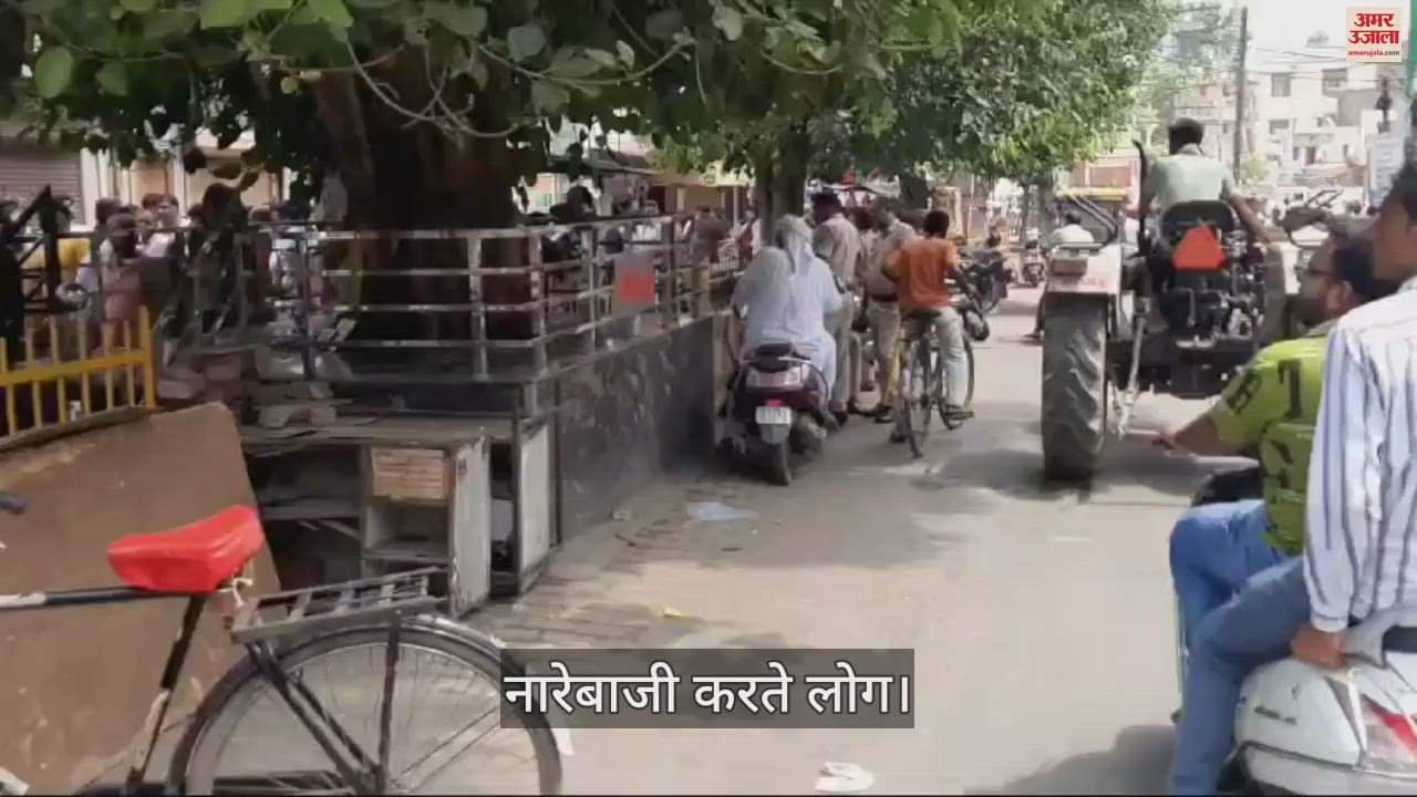 VIDEO : हिसार में गोवंश की गर्दन काटने पर बवाल, हिंदू संगठनों ने किया विरोध प्रदर्शन