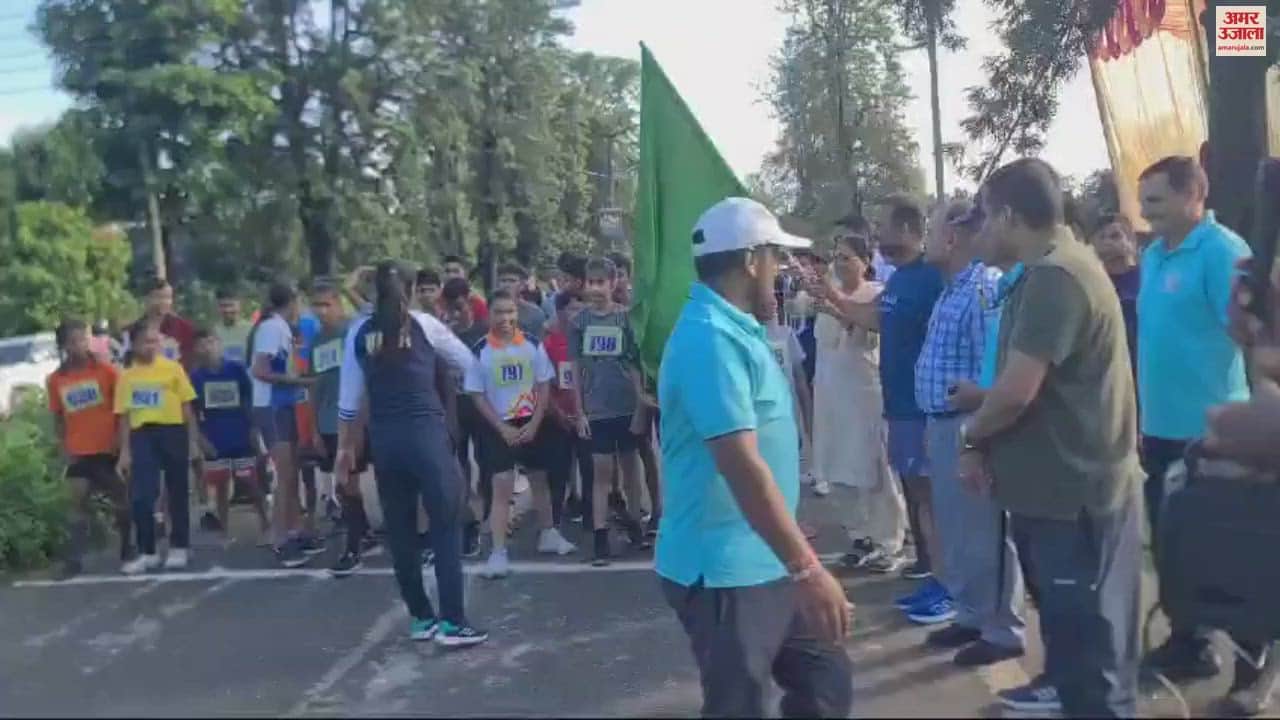 VIDEO : Cross country race organised on Major Dhyan Chand birthday and Sports Day Rishikesh Uttarakhand News