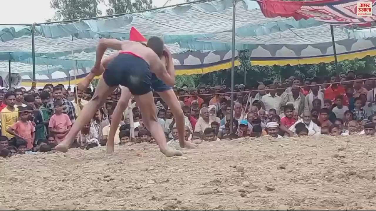 VIDEO : Ballia wrestlers shine wrestling competition organised fourth death anniversary late Parmanand