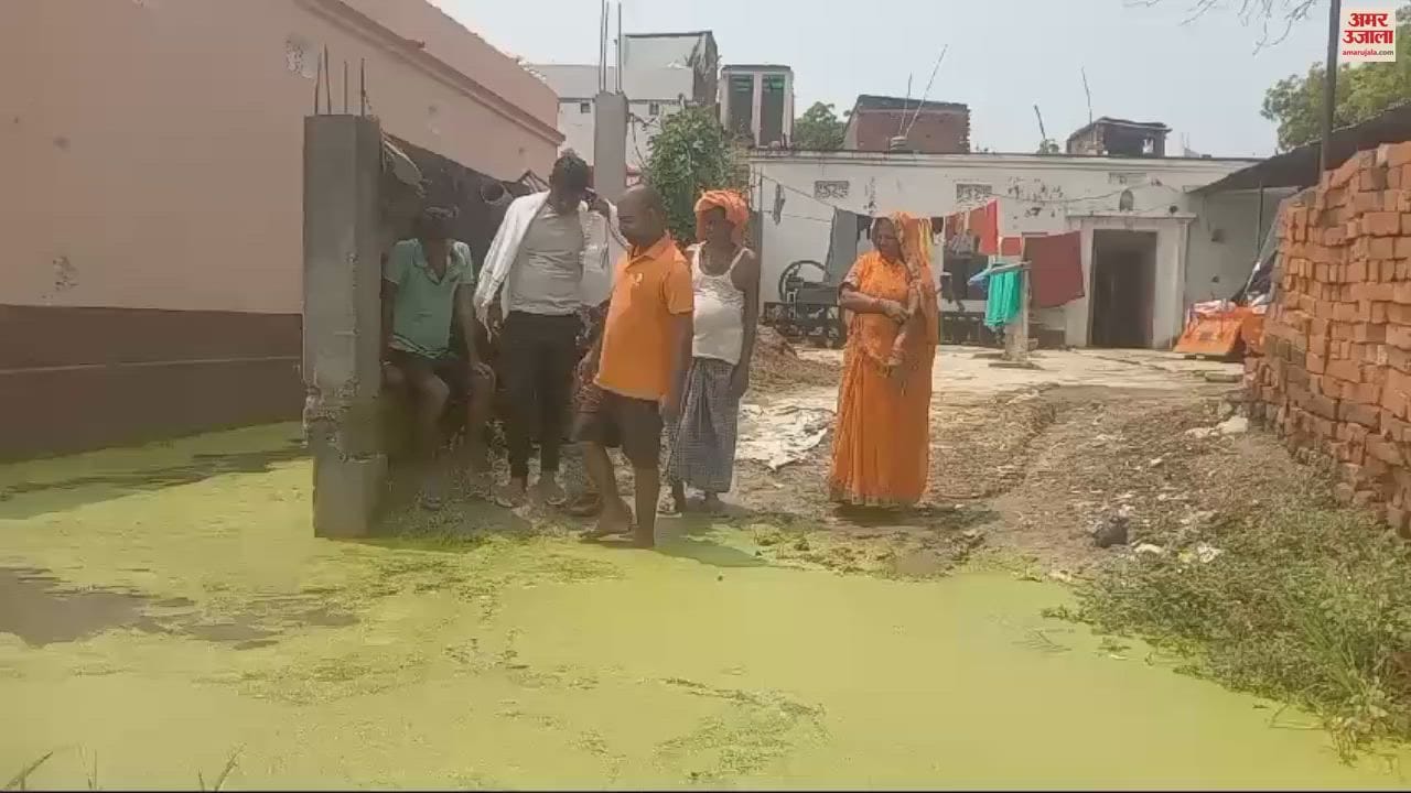 VIDEO : Village surrounded dirty water in chandauli problems increased in Khuchma village of Sakaldiha