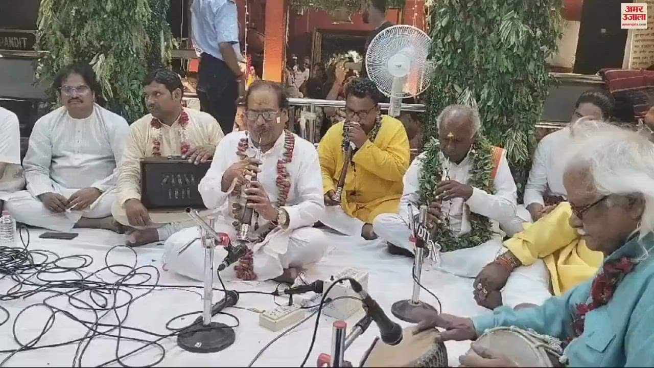 VIDEO : Annual decoration maa Durga temple in varanasi worship beautiful form was done
