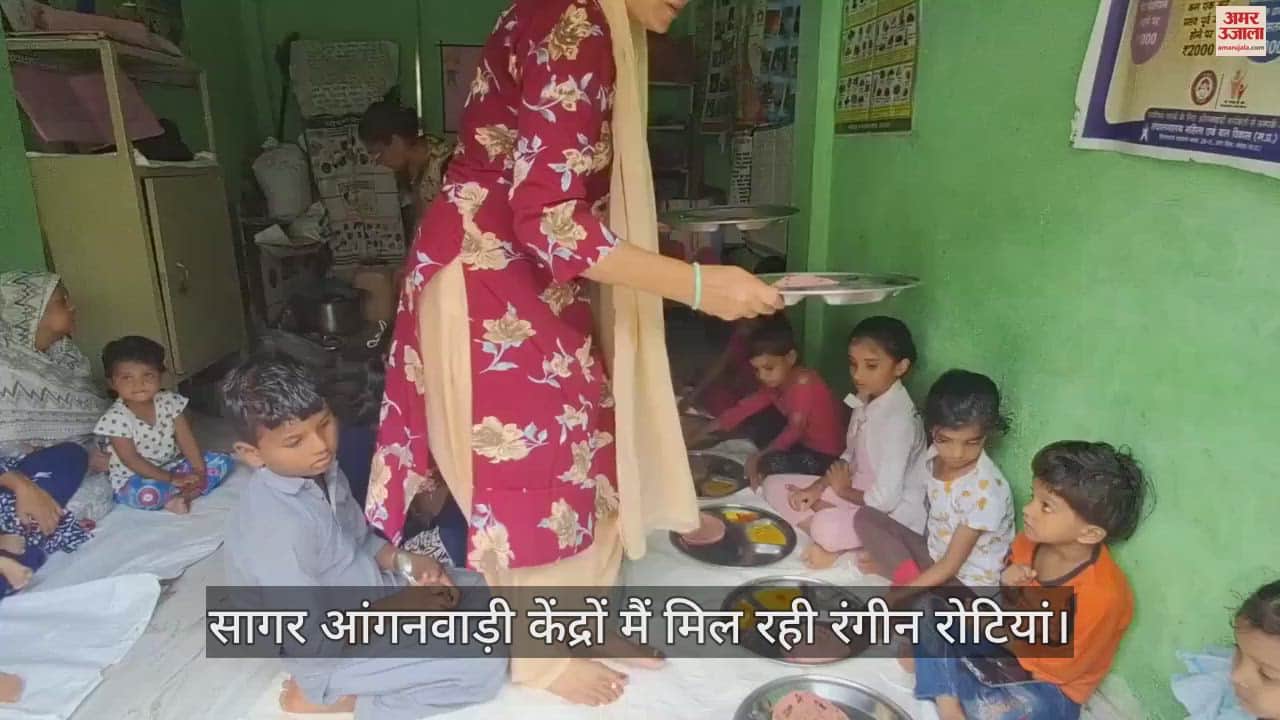 Sagar Children will get full nutrition from Rangin Roti Campaign rotis mixed moringa beetroot and spinach