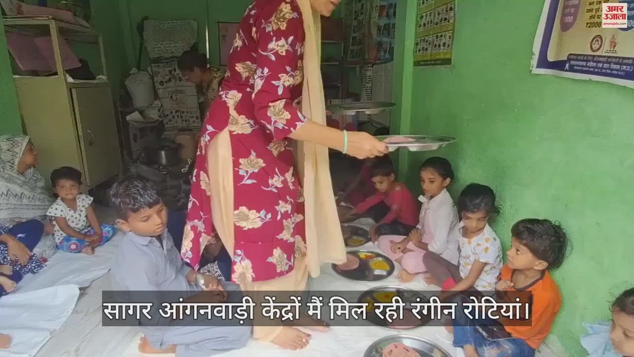 Sagar Children will get full nutrition from Rangin Roti Campaign rotis mixed moringa beetroot and spinach