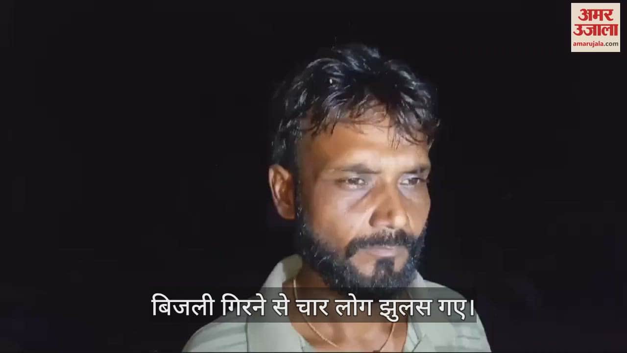 VIDEO : हमीरपुर में बिजली गिरने से चरवाहे की जान गई, पांच बकरियां मरीं