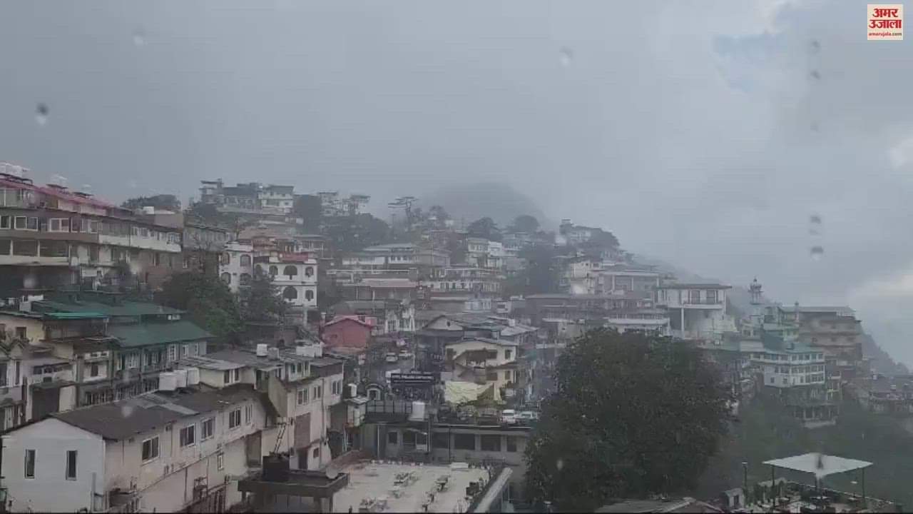 VIDEO : Rain in mussoorie Dehradun Uttarakhand News in  hindi