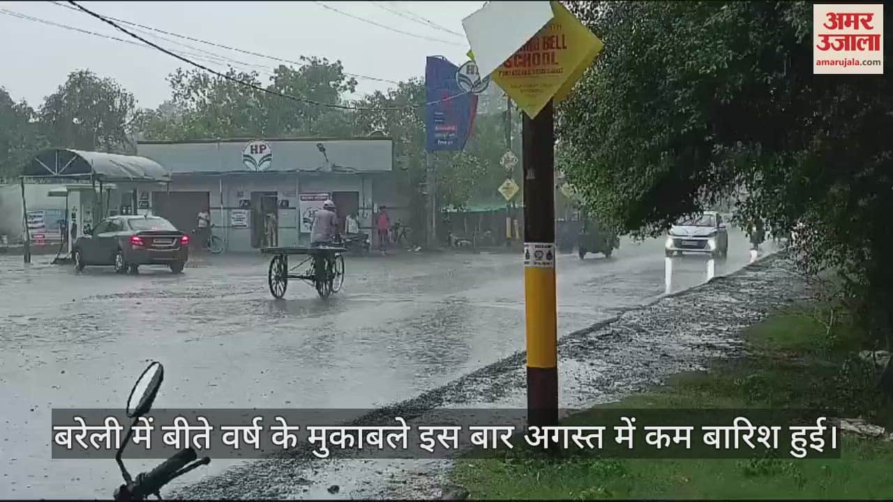 VIDEO : बरेली में तीन वर्ष बाद अगस्त में सामान्य से कम हुई बारिश, सितंबर में ऐसा है अनुमान