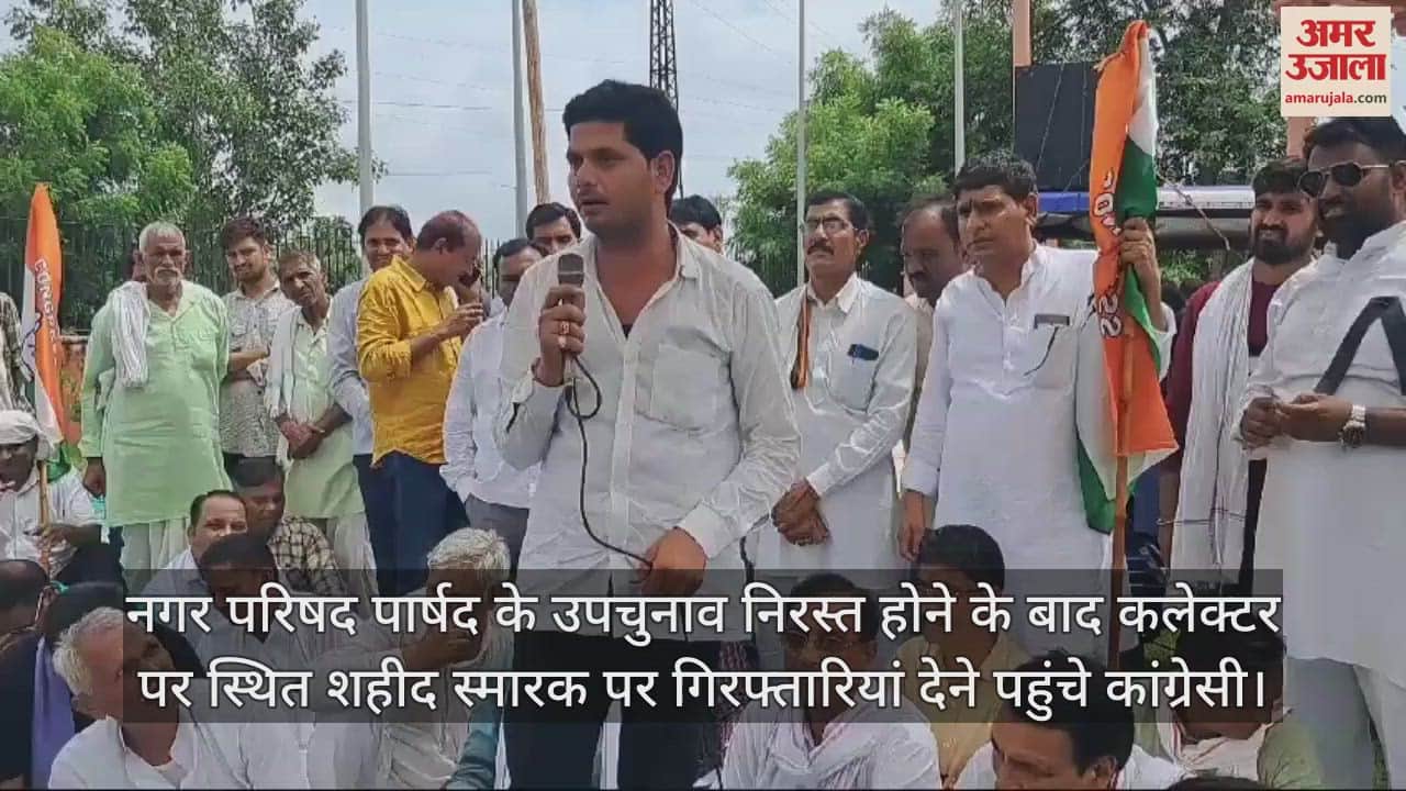 Dausa News: Congress protests against the postponement of city council councilor by-election