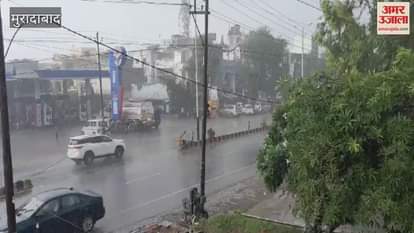 VIDEO : Heavy damage due to rain in Moradabad division, two children died due to wall collapse in Mundhapande