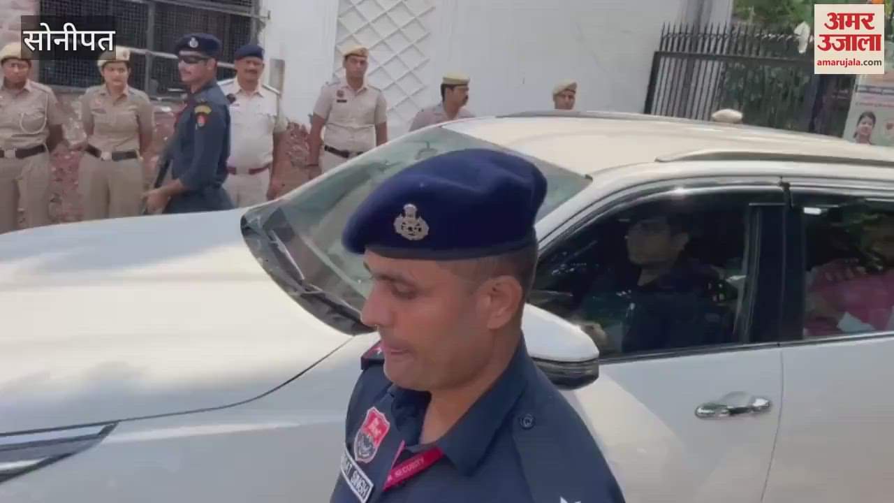 VIDEO : Acting cm Nayab Saini  reached residence of former minister Kavita Jain and Rajiv Jain in Sonipat