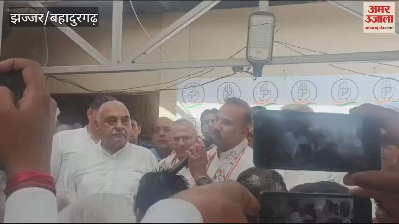 VIDEO : Former District President of BJP from Jhajjar Vikram Kadian joins Congress