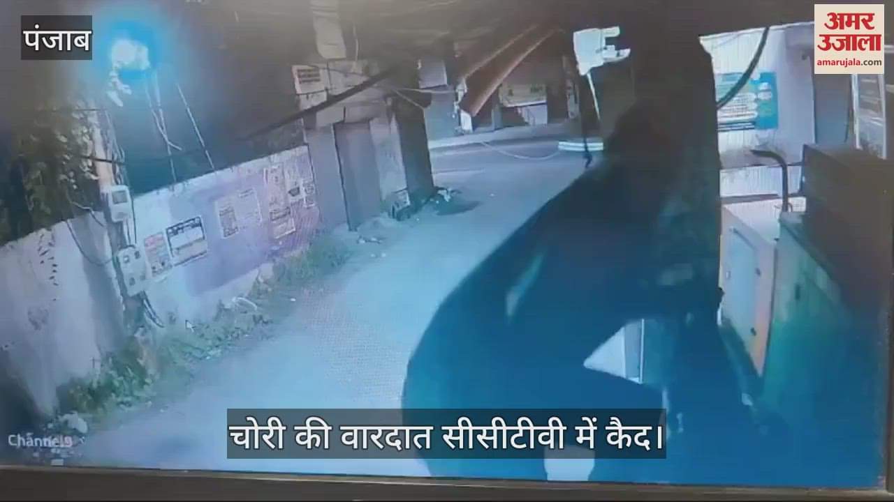 VIDEO : कपूरथला के सेंट्रल बैंक ऑफ इंडिया में चोरों ने डाला डाका