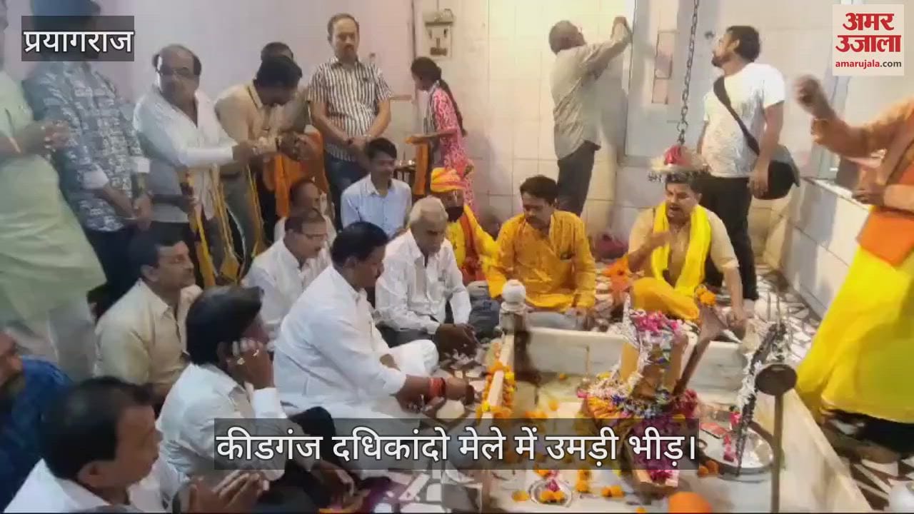 VIDEO : Dadhikando Fair: Krishna-Baldau came out riding on a silver pot, crowd of devotees gathered for darshan