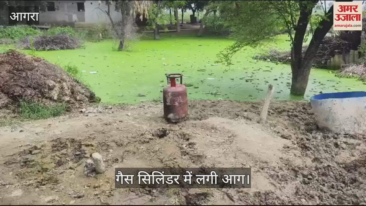 VIDEO : डेढ़ घंटे तड़पती रही आग में झुलसी हुई महिला, सिलिंडर की आग में बुरी तरह जल गई