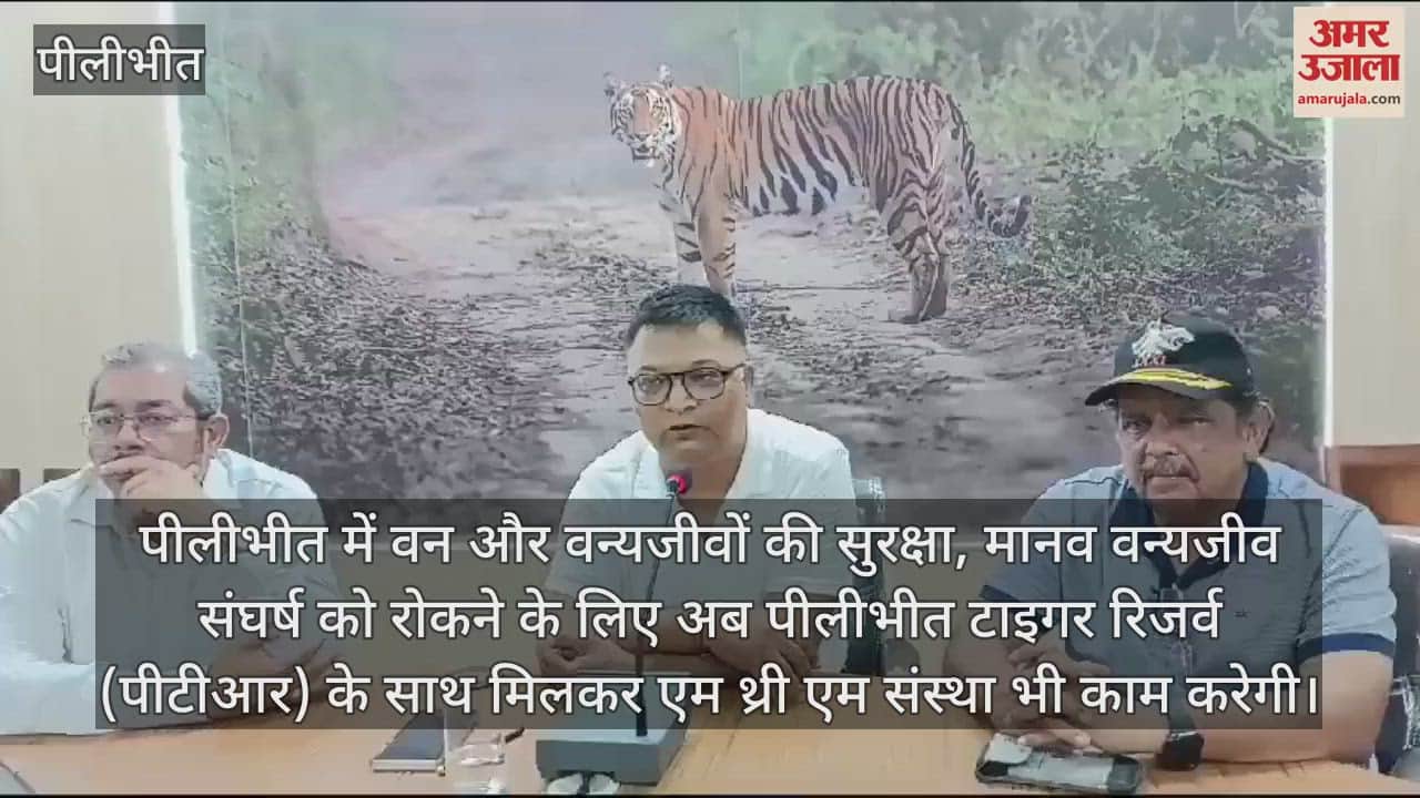 VIDEO : पीलीभीत टाइगर रिजर्व में वन्यजीवन बेहतर बनाने के लिए काम करेगी एम थ्री एम संस्था