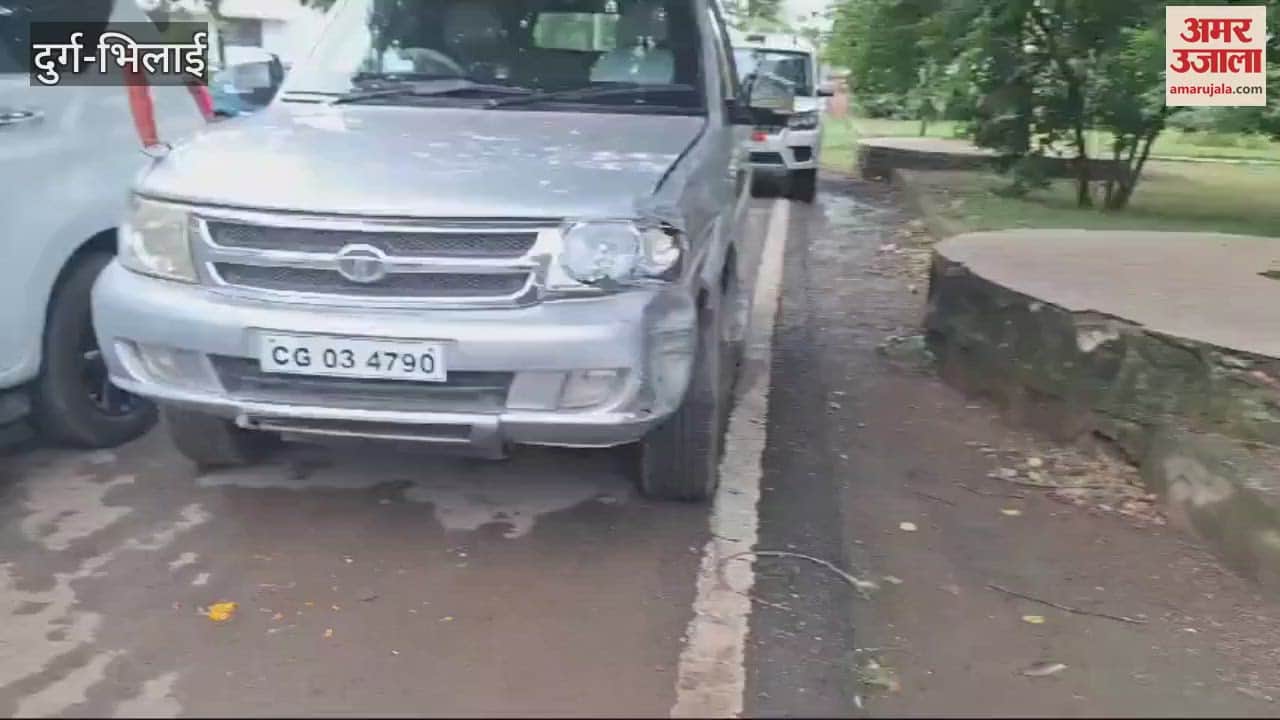 VIDEO : छत्तीसगढ़ सीएम साय के काफिले में चल रही दो गाड़ियां आपस में टकराईं, गाय को बचाने के चक्कर हुई घटना