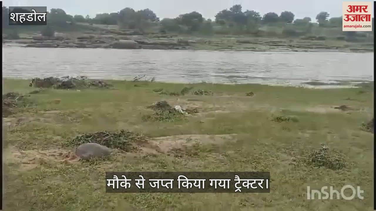 Black trade of sand continues in the district shahdol in broad daylight