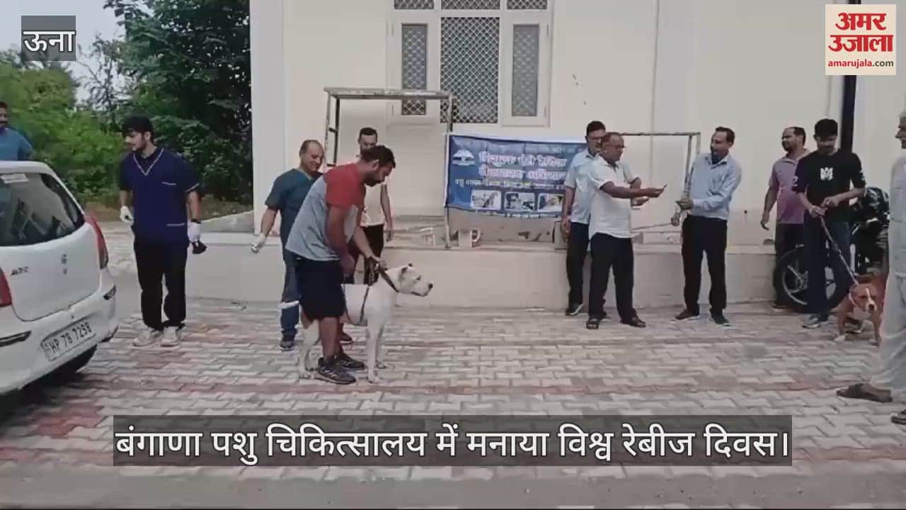 VIDEO : World Rabies Day celebrated at Bangana Veterinary Hospital