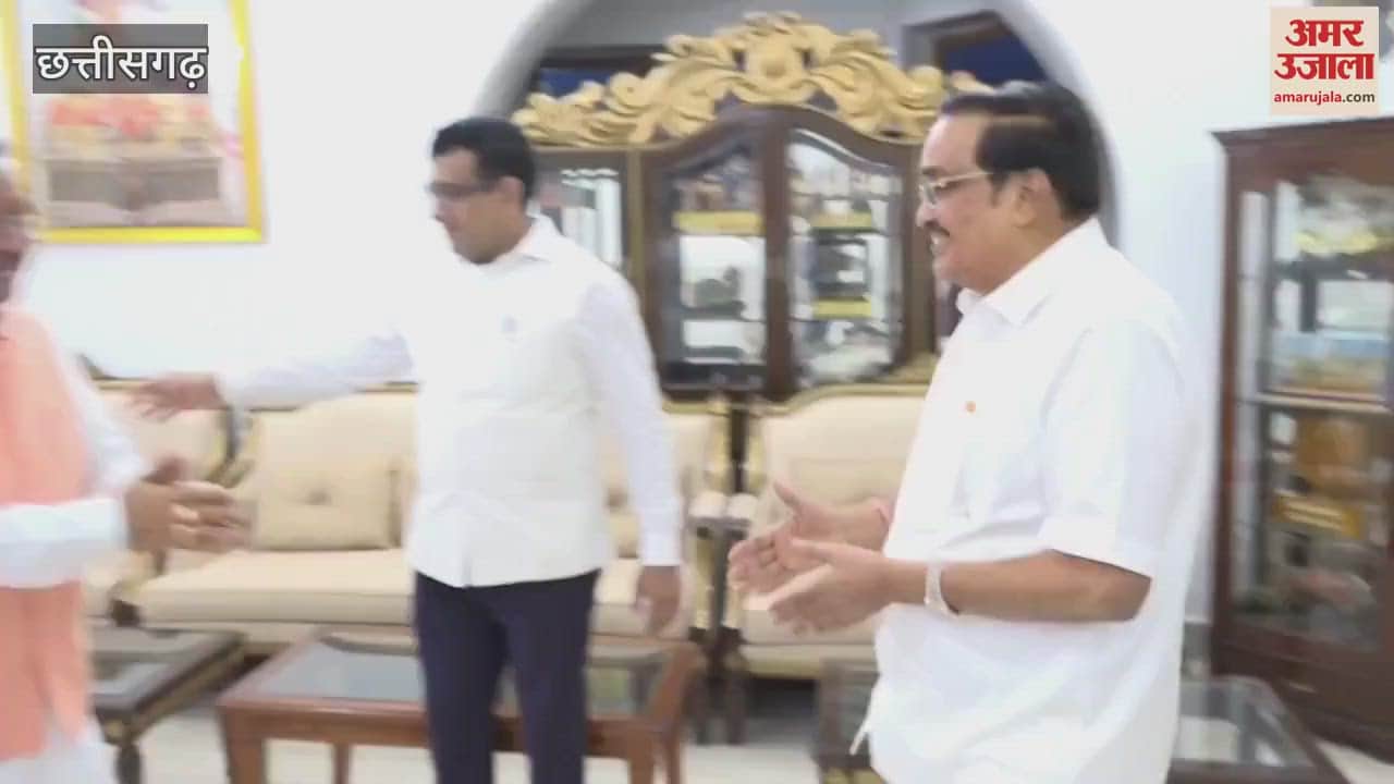 VIDEO : CG News; केंद्रीय जलशक्ति मंत्री सीआर पाटिल ने की सीएम विष्णुदेव साय से मुलाकात