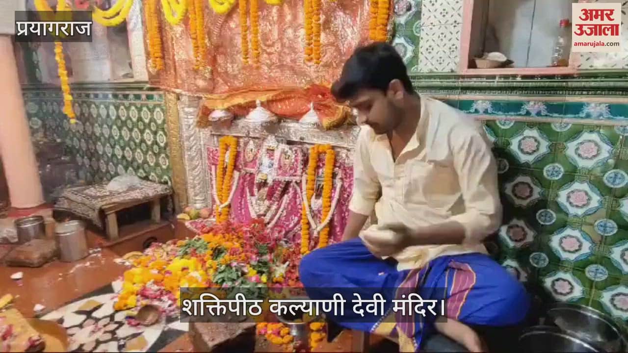 VIDEO : Crowd of devotees gathered in Devi temples on the second day of Navratri, the atmosphere became devotional with cheering.