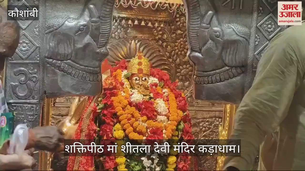 VIDEO : A rally of devotees gathered in Kadhadham on the first day of Navratri, Kadhadham became divine with cheers.