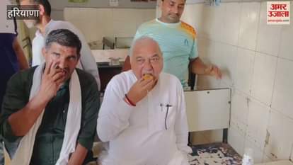 VIDEO : Laddus distributed at the residence of former Chief Minister Bhupendra Singh Hooda