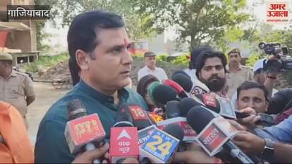 VIDEO : MLA नंदकिशोर गुर्जर बोले- मंदिर पर नहीं...सनातन पर हमला, पुलिस ने सिर्फ लाठीचार्ज का नाटक किया