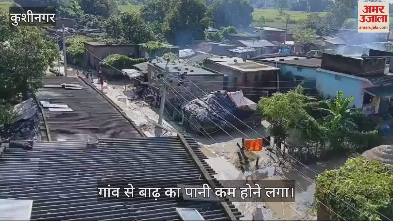 VIDEO : After the increase in water level in Kushinagar, now there is a danger of disease.