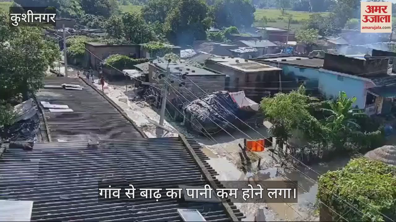 VIDEO : After the increase in water level in Kushinagar, now there is a danger of disease.