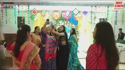 VIDEO : Rampur Ladies Club performed Garba on Navratri, women danced… had a lot of fun