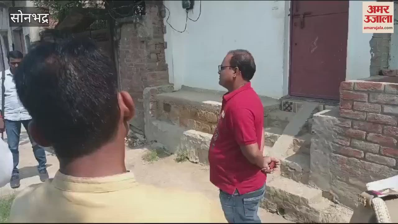 VIDEO : Fireworks were made densely populated areas in sonbhadra four quintals of material recovered