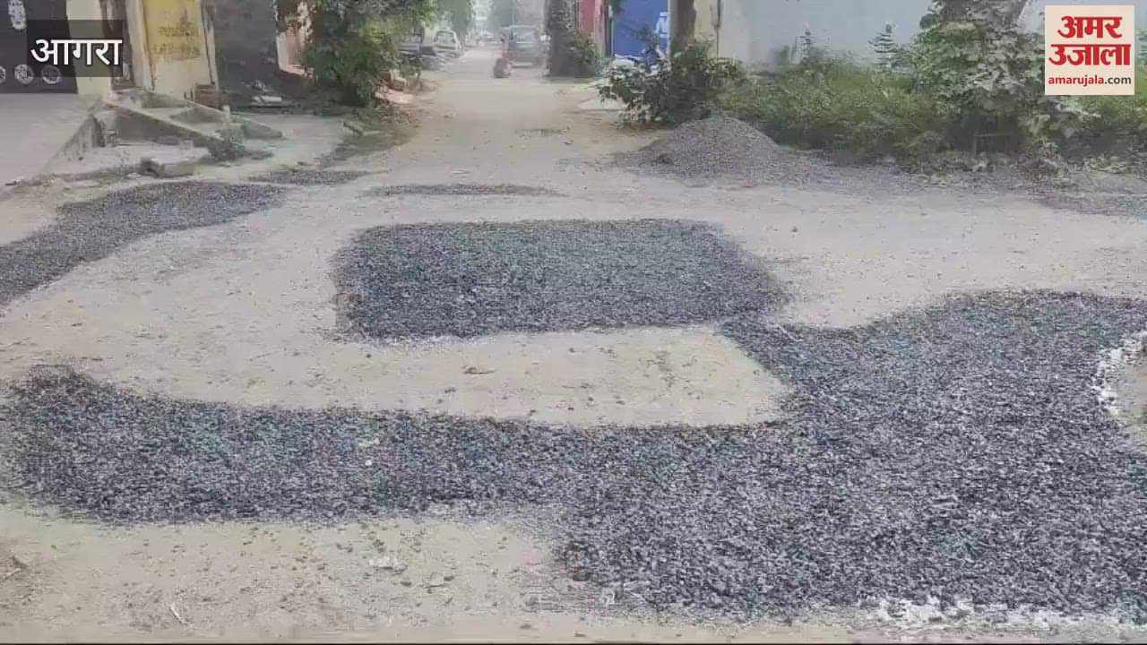 VIDEO : अमर उजाला की खबर का असर, चार घंटे में ही भरवाए गए शास्त्रीपुरम की सड़कों के गड्ढे