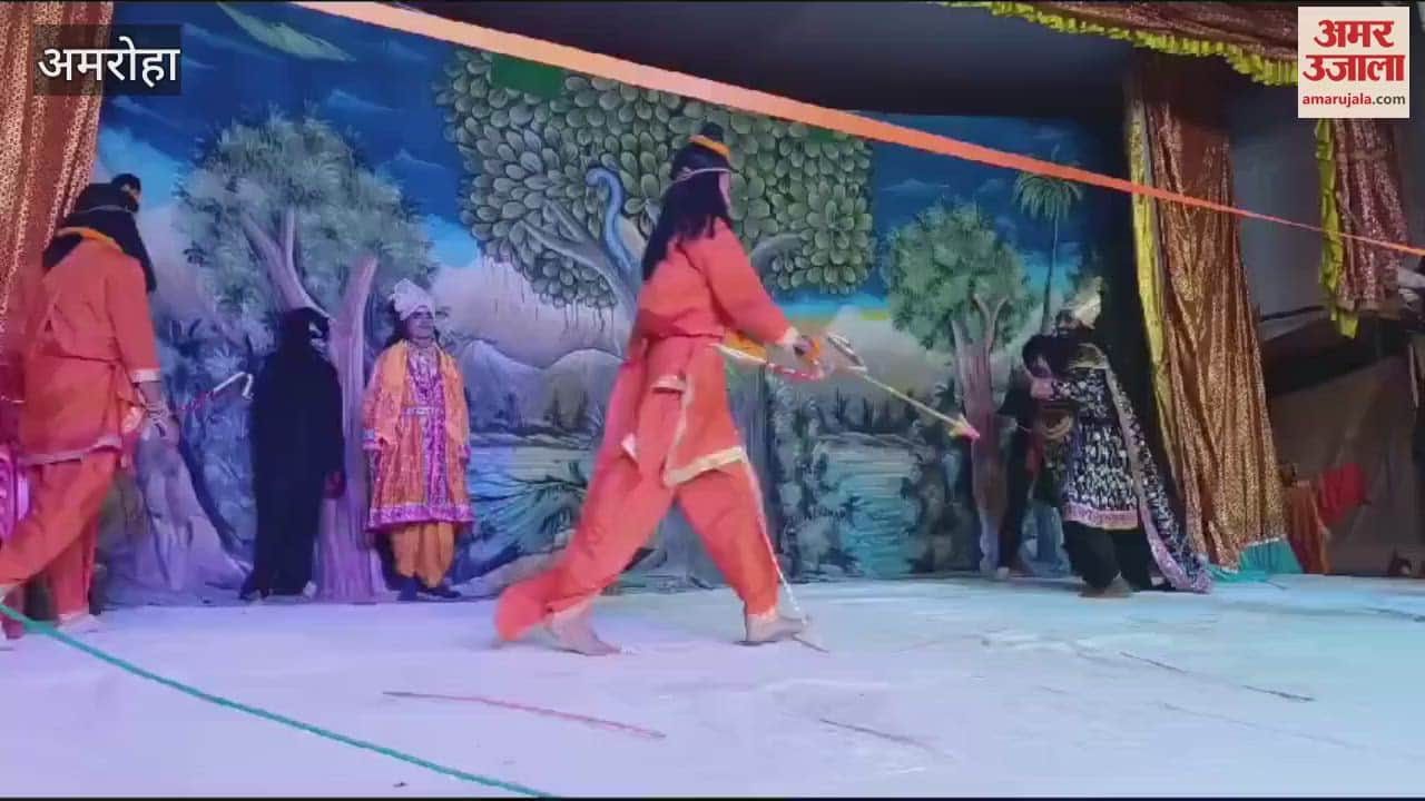 VIDEO : Gajraula, effigies of Raavan, Meghnad and Kumbhkarna, symbols of evil, were burnt