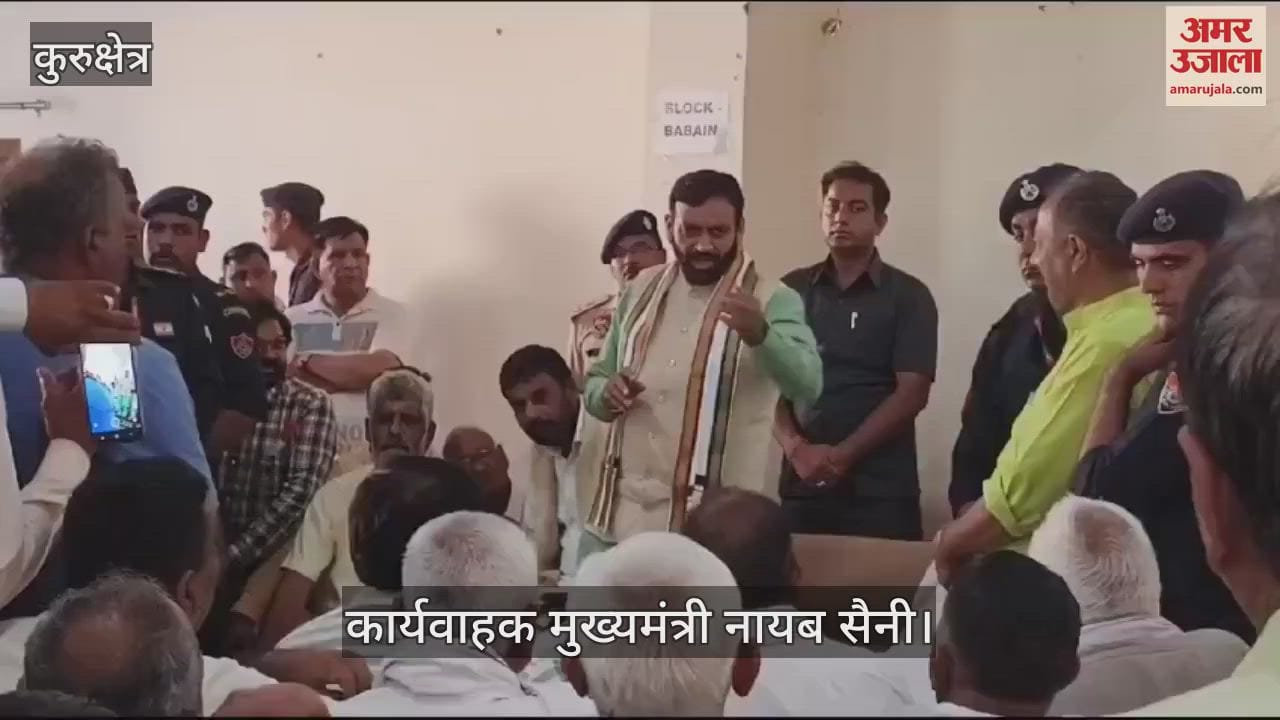 VIDEO : CM Naib Saini reached Pipli grain market and said- every grain of paddy will be purchased